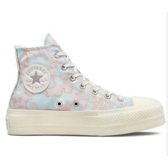 Converse NWOB All Star lift platform marbled high top sneakers - Picture 1 of 9